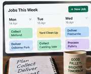 Weekly scheduler and organiser from the WAP case-study artwork